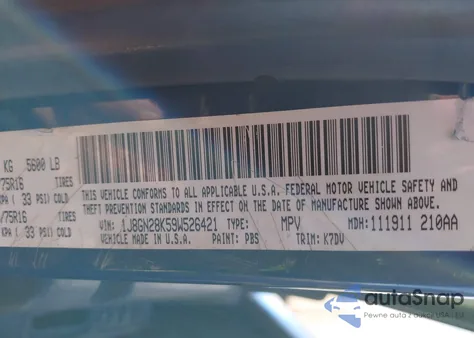 2009 Jeep Liberty Sport из США, поврежденный, VIN 1J8GN28K59W526421